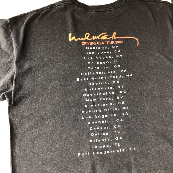 Paul McCartney vintage tour t-shirt Lg XL - Picture 5 of 10